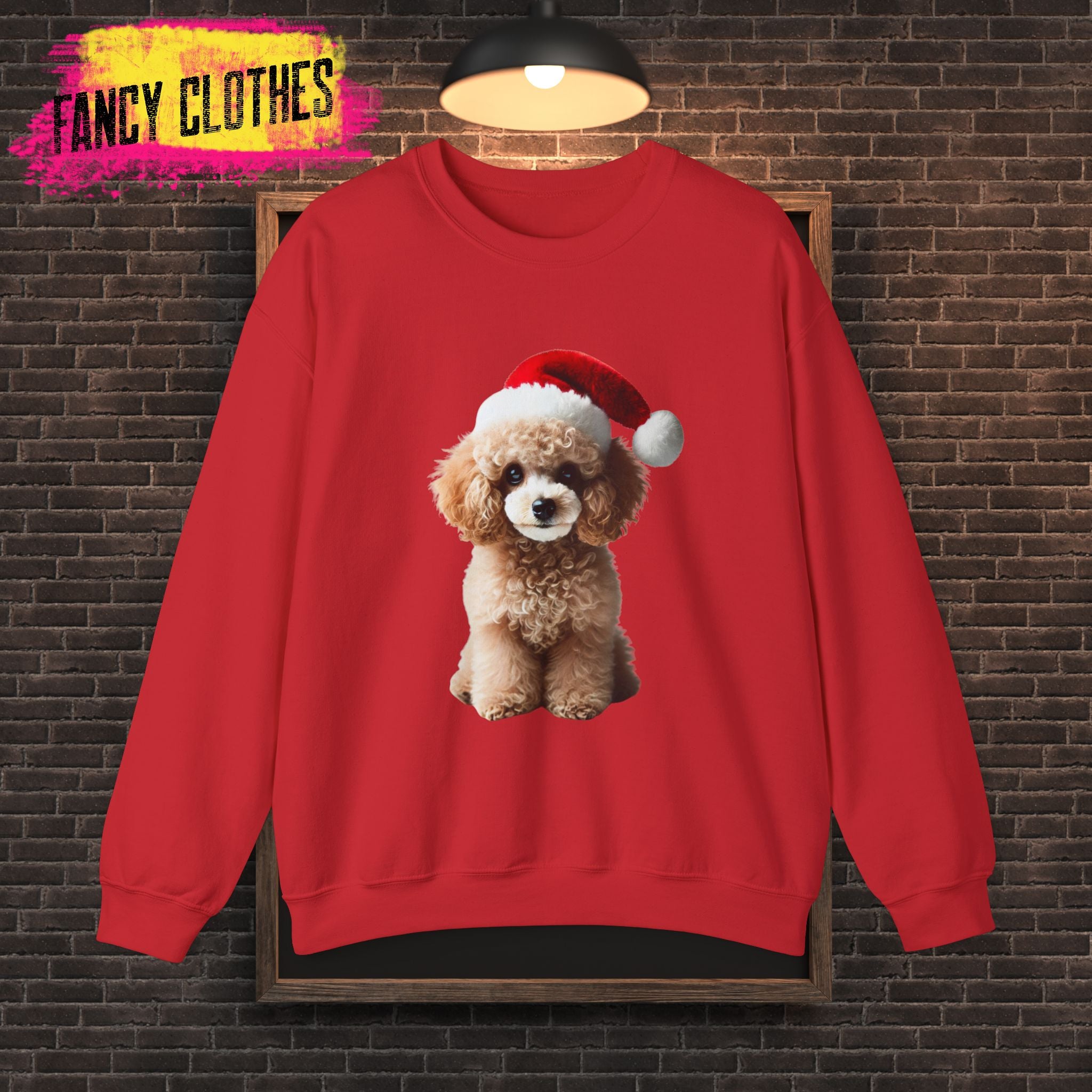 Christmas Poodle Sweatshirt