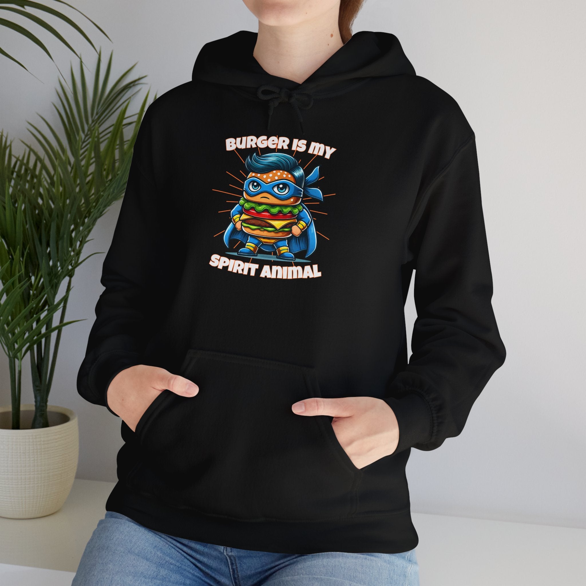 Spirit Animal Burger Fun Quote Hoodie