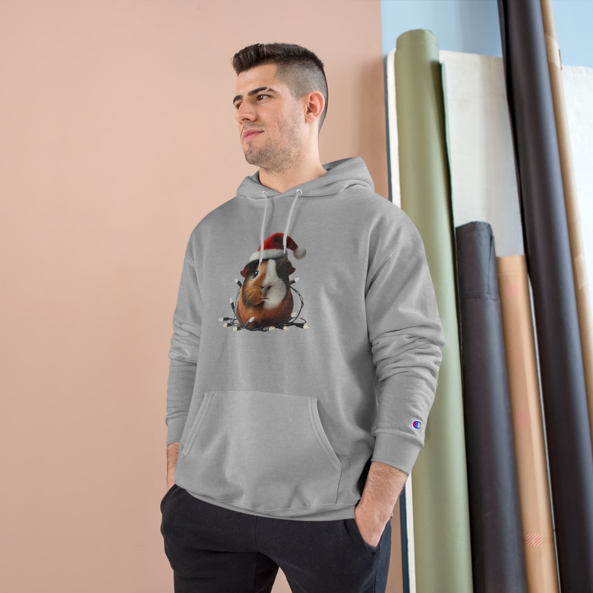 Merry Guinea Pig Joy - Champion Hoodie