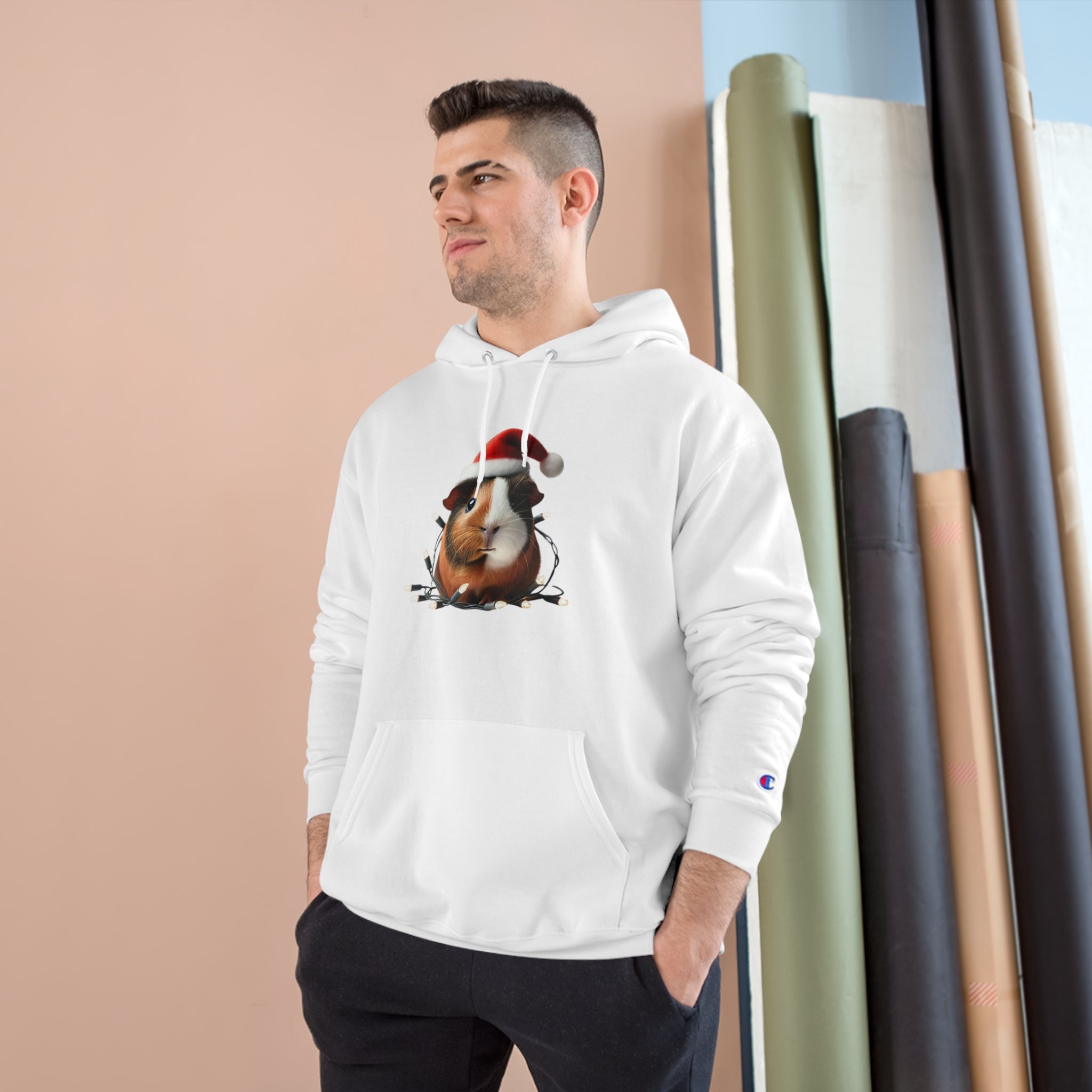 Merry Guinea Pig Joy - Champion Hoodie