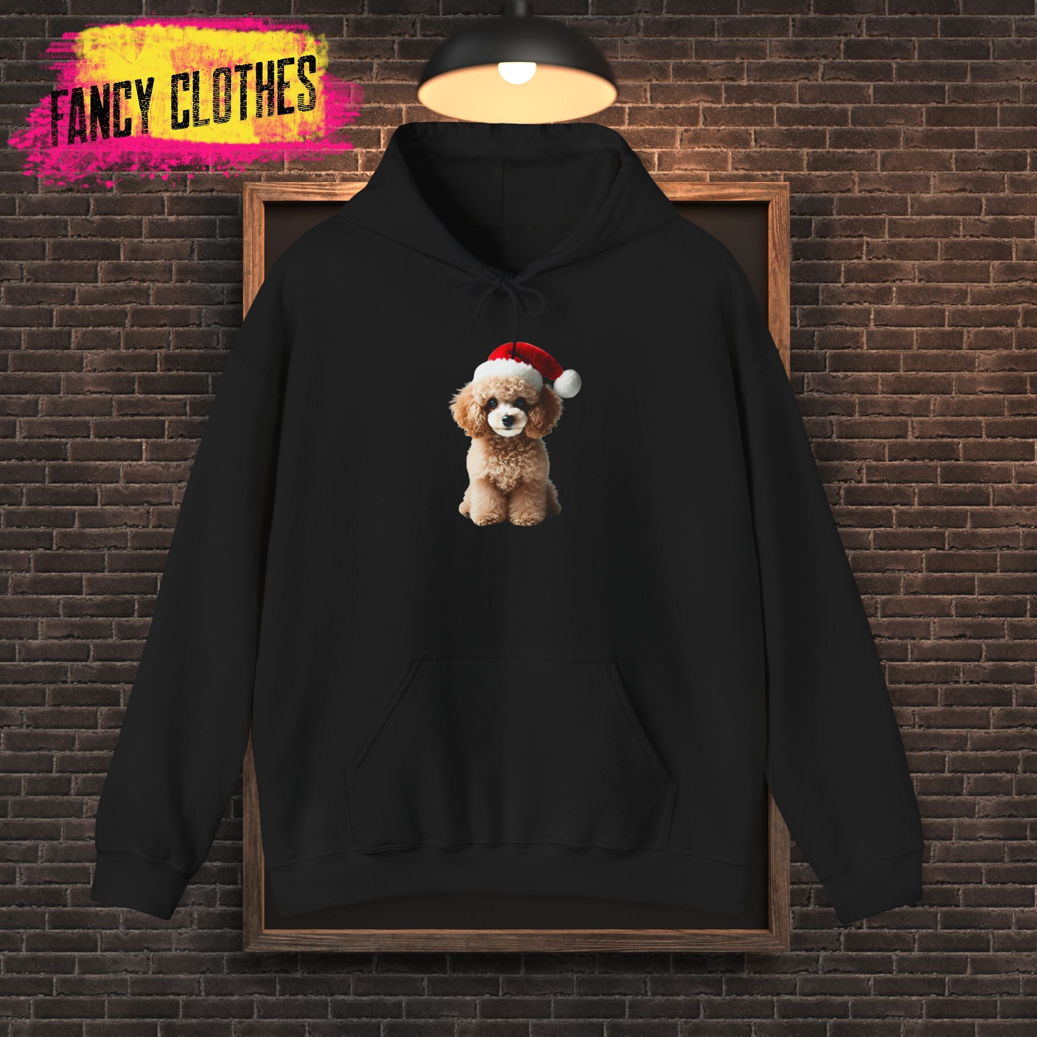 Christmas Poodle Hoodie - Unisex