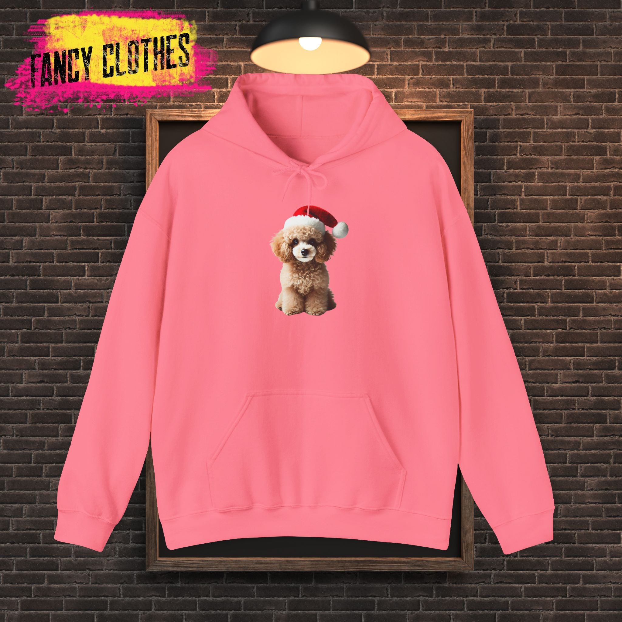 Christmas Poodle Hoodie - Unisex