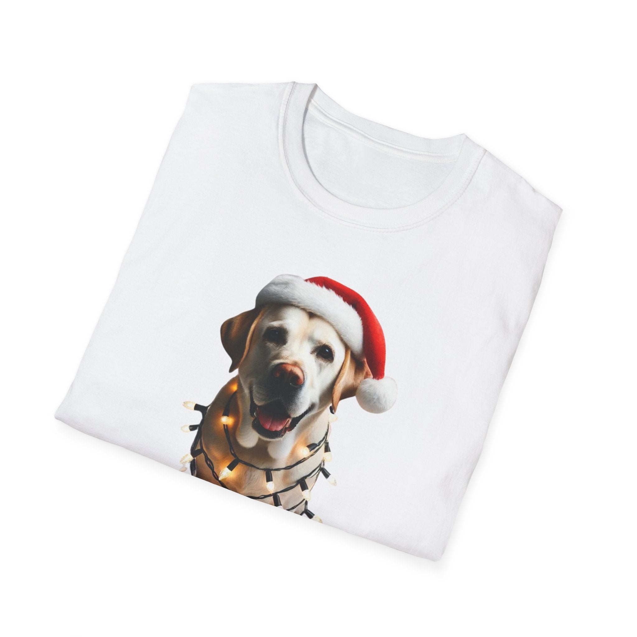 Merry XMas Labrador - Unisex Softstyle T-Shirt