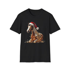 Thoroughbred Christmas Spirit - Unisex Softstyle T-Shirt