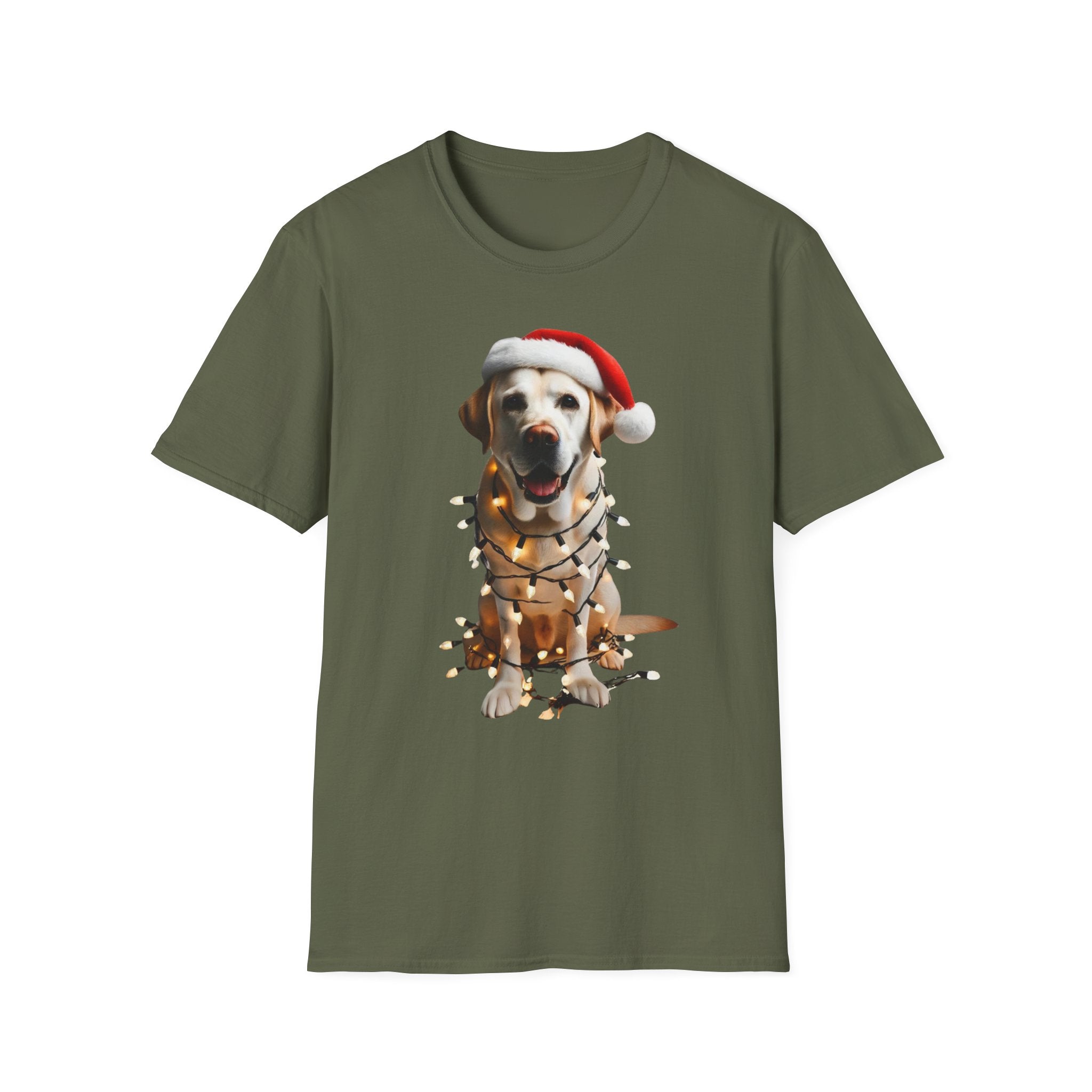 Merry XMas Labrador - Unisex Softstyle T-Shirt