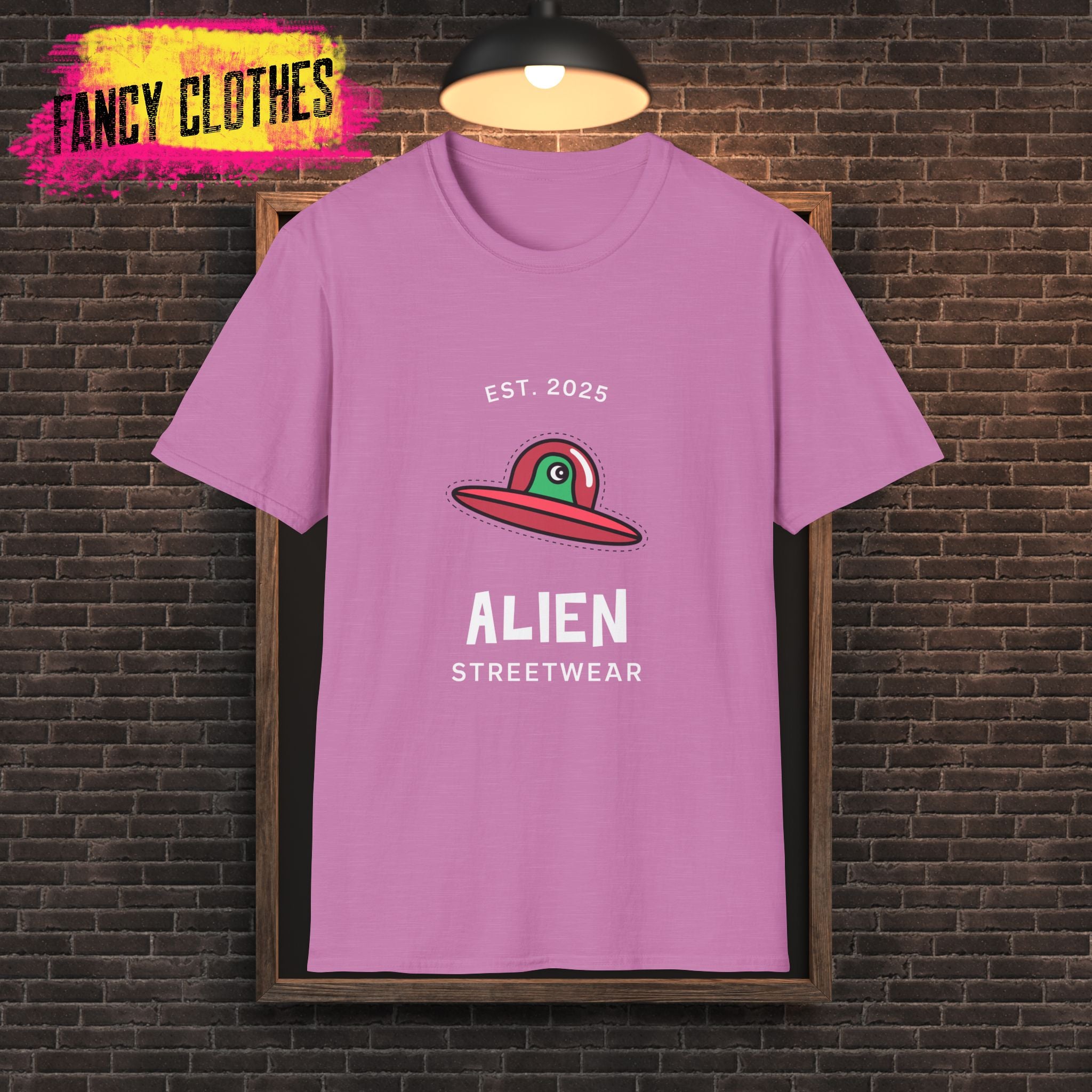 Alien Streetwear T-Shirt - Fun UFO Design - East Coast USA