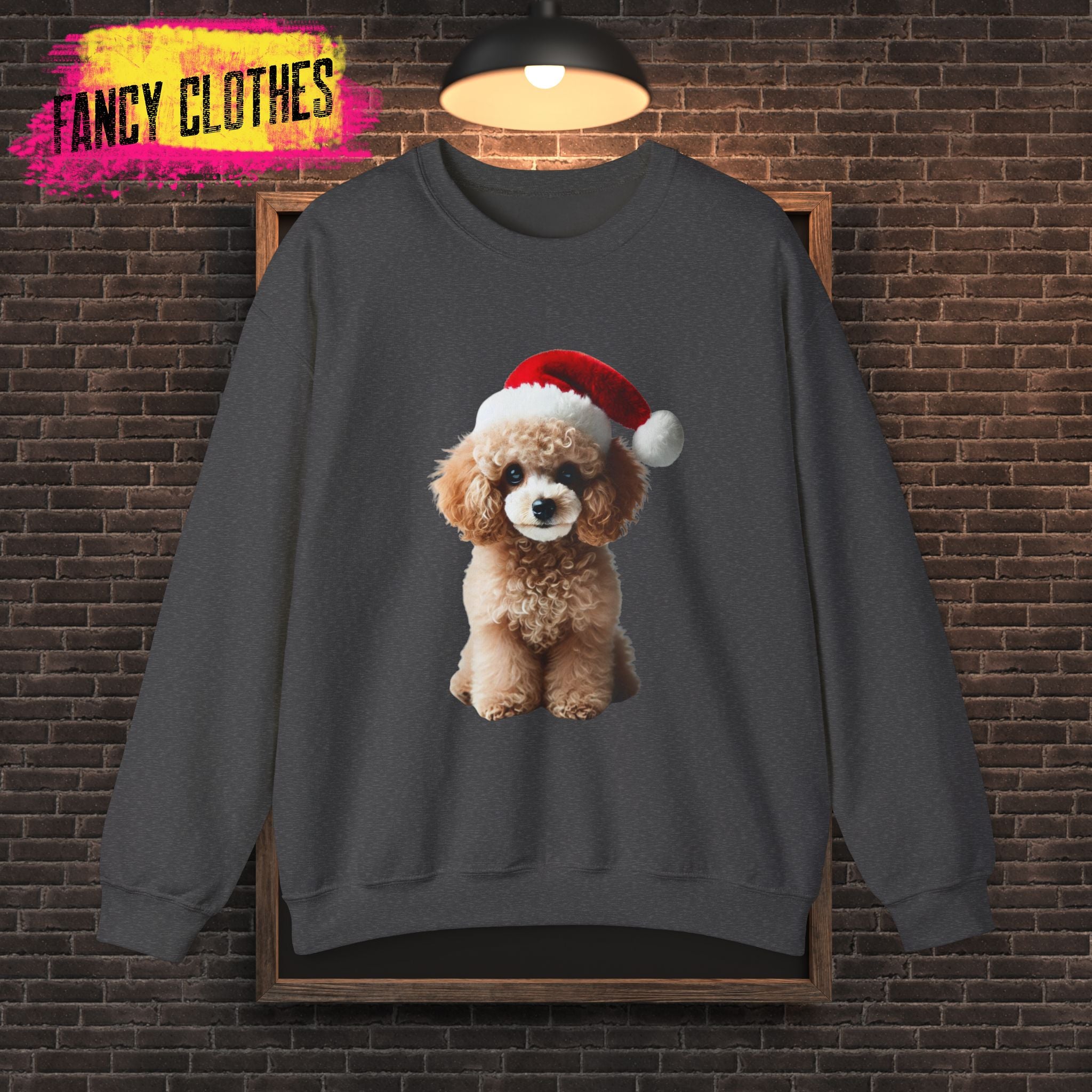 Christmas Poodle Sweatshirt