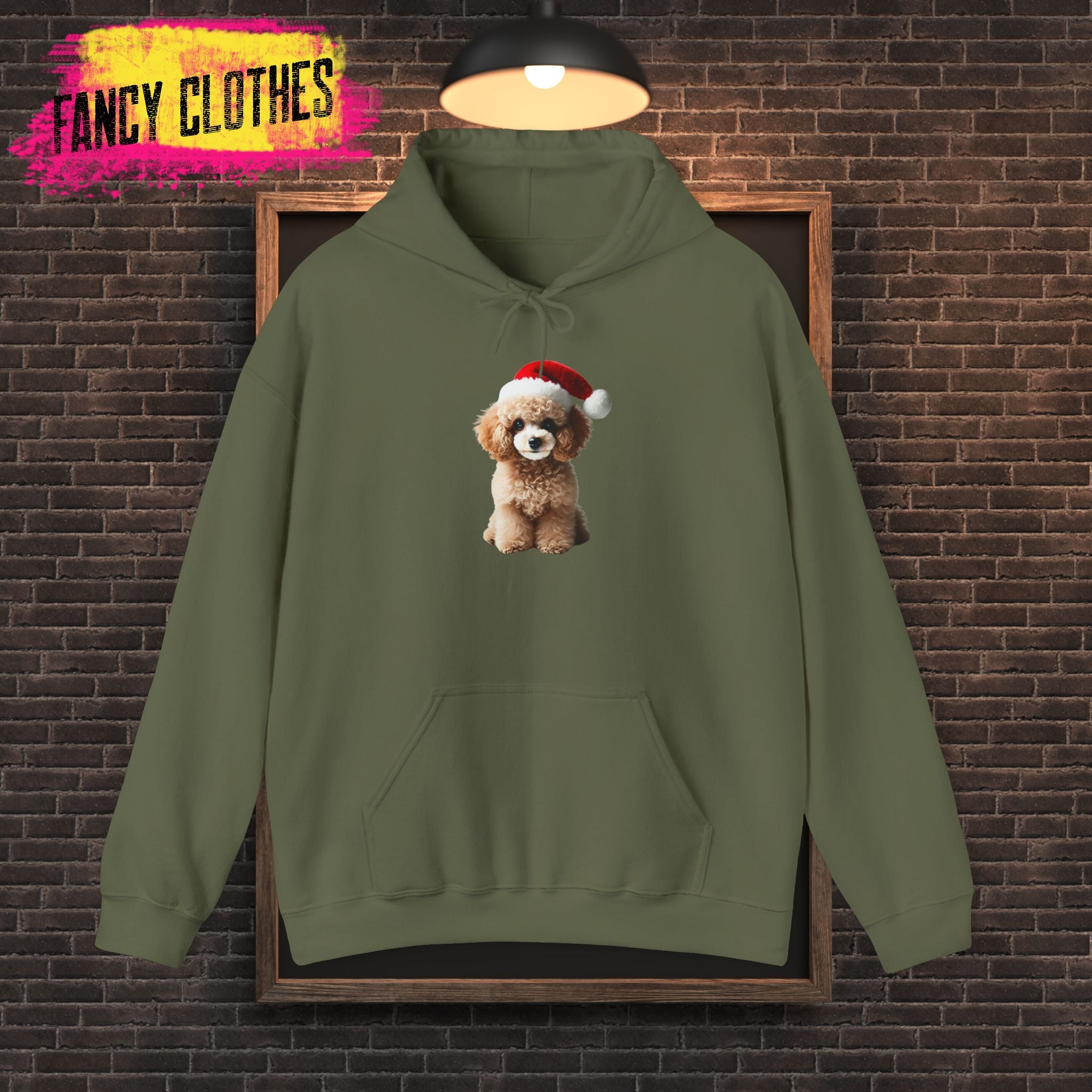 Christmas Poodle Hoodie - Unisex