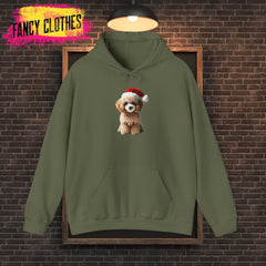 Christmas Poodle Hoodie - Unisex