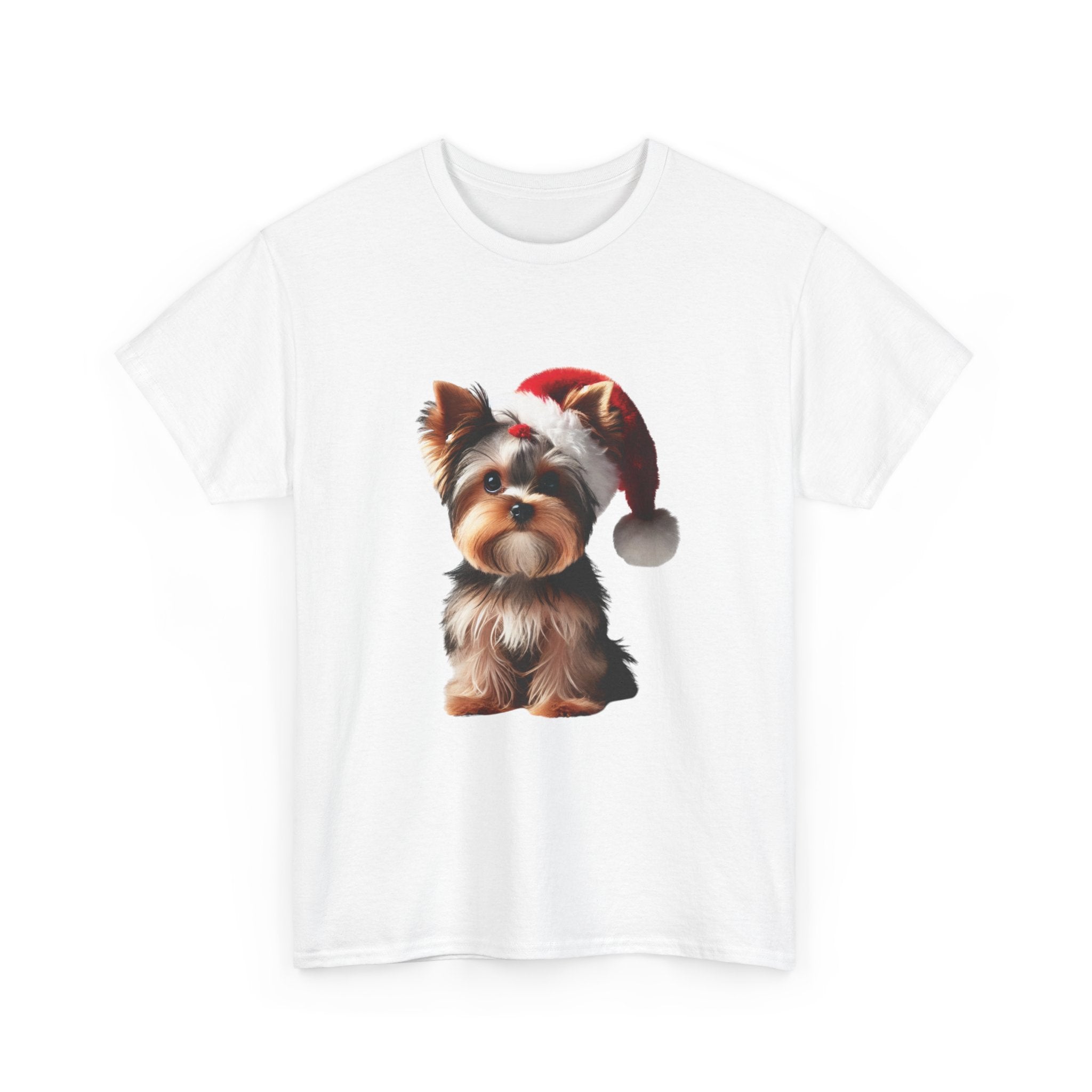 Christmas Yorkshire Terriers Unisex Tee