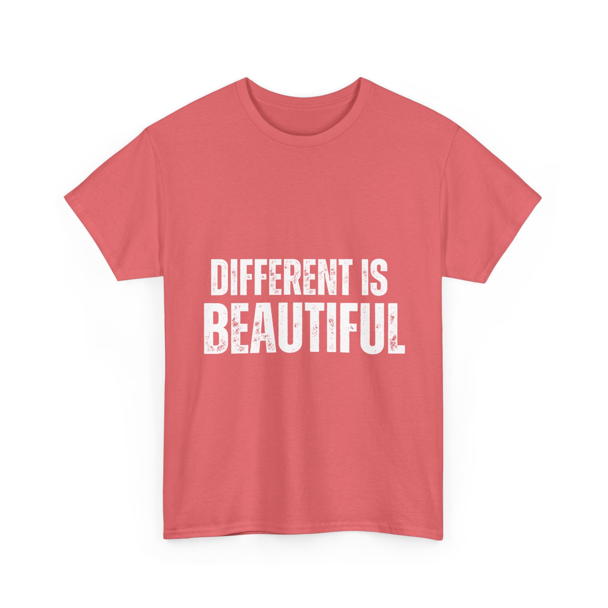 Different is Beautiful Unisex Tee, Inspirational Quote Shirt, Graphic T-Shirt, Unique Gift, Cotton Top