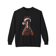 Holiday Quarter Horse - Unisex Midweight Softstyle Fleece Crewneck Sweatshirt