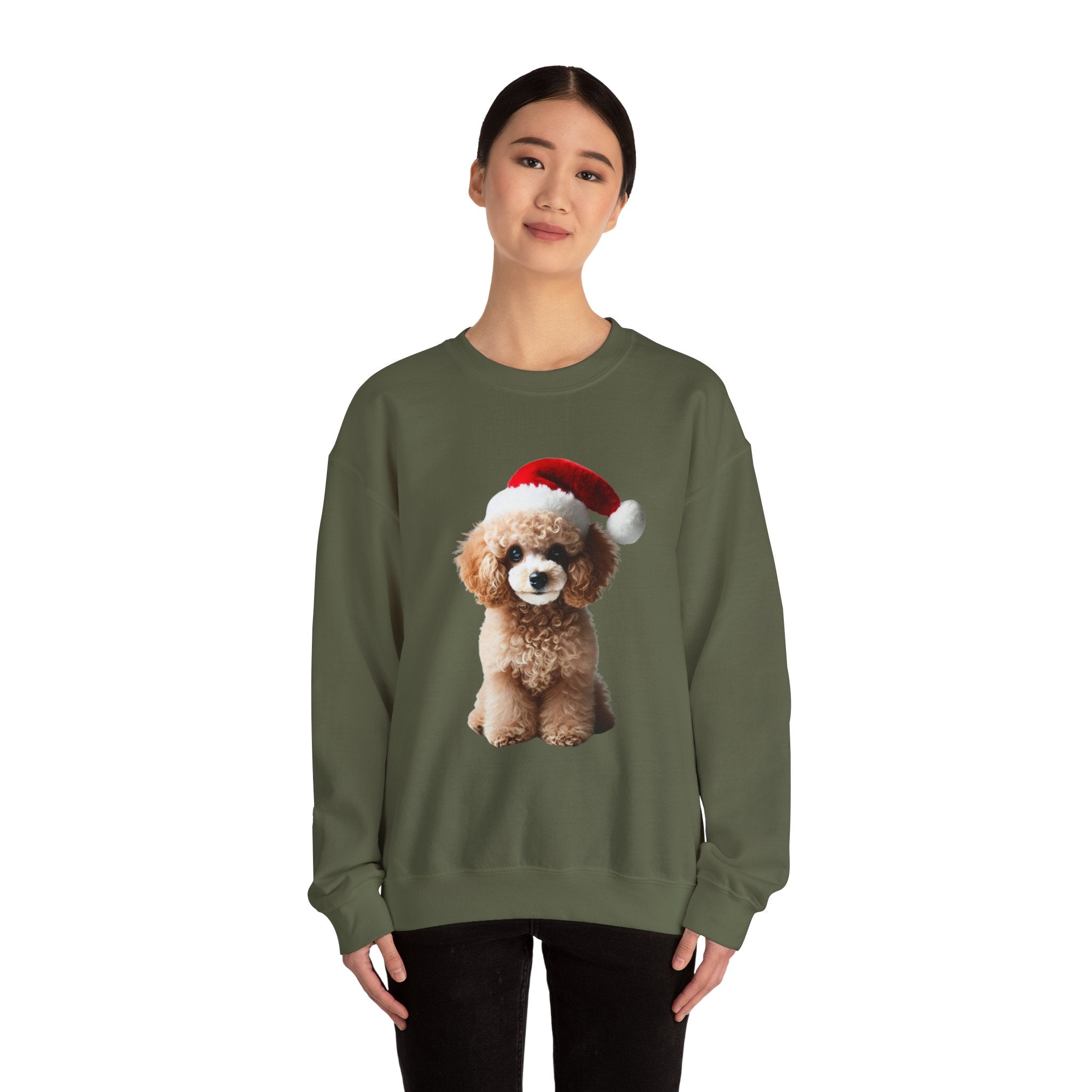 Christmas Poodle Sweatshirt