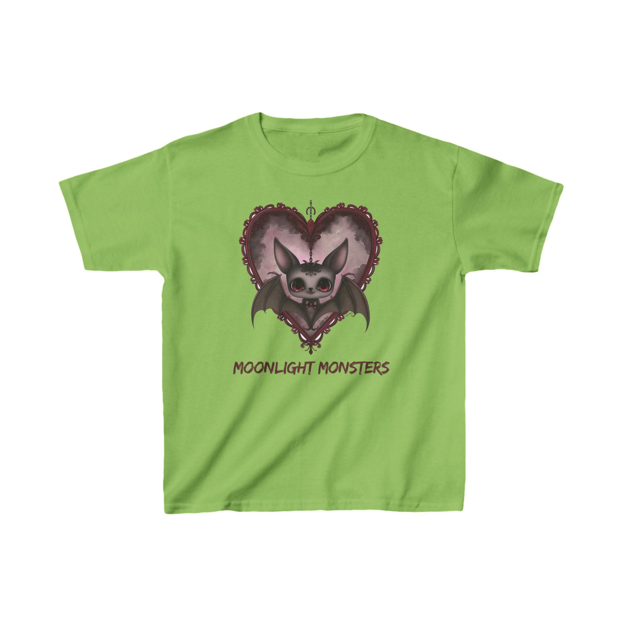 Moonlight Monsters Kids Halloween T-Shirt - Soft & Durable Cotton Tee for Little Ghouls