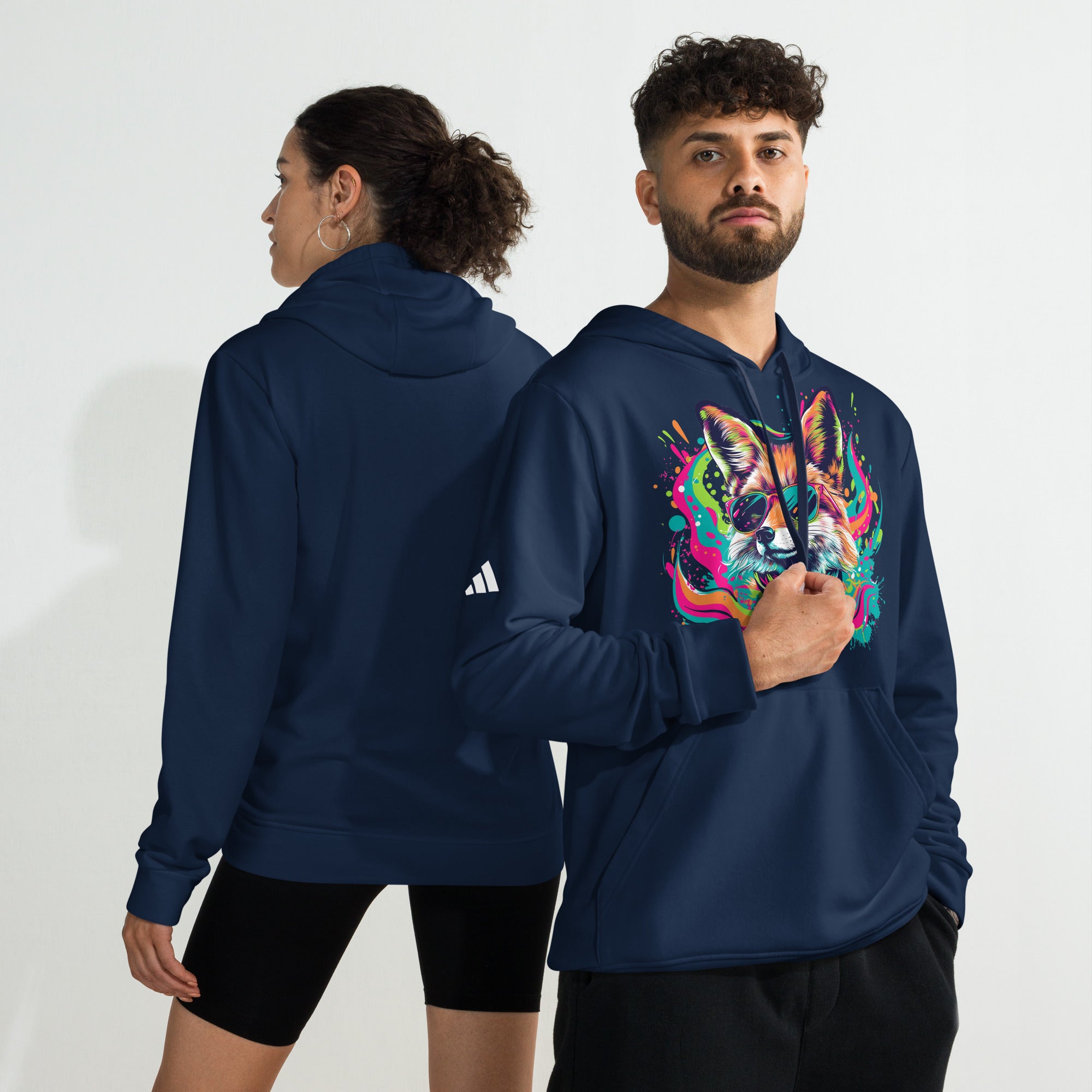 Stay We!rd, Stay W!ld: adidas Fleece Hoodie for Everyday Comfort