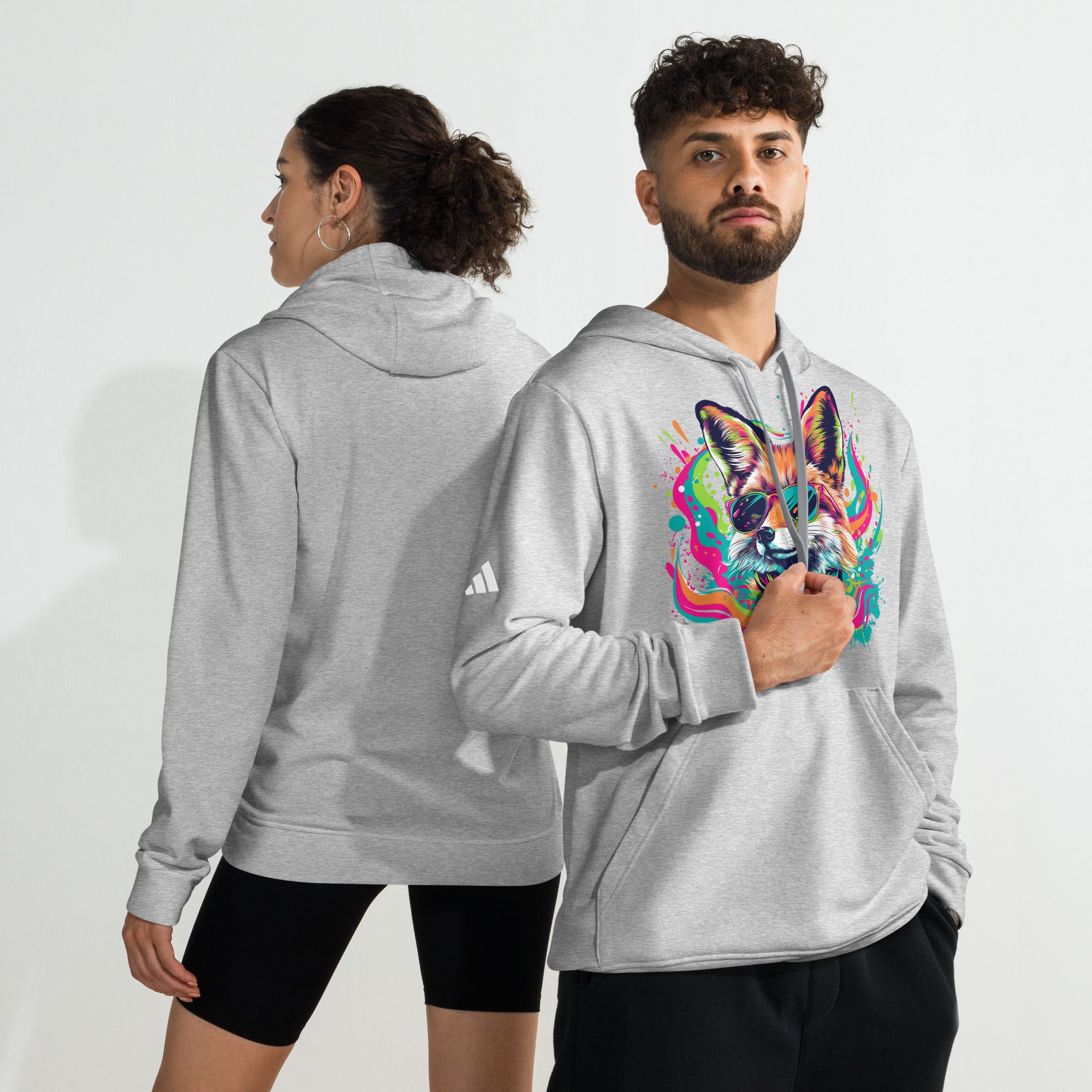 Stay We!rd, Stay W!ld: adidas Fleece Hoodie for Everyday Comfort