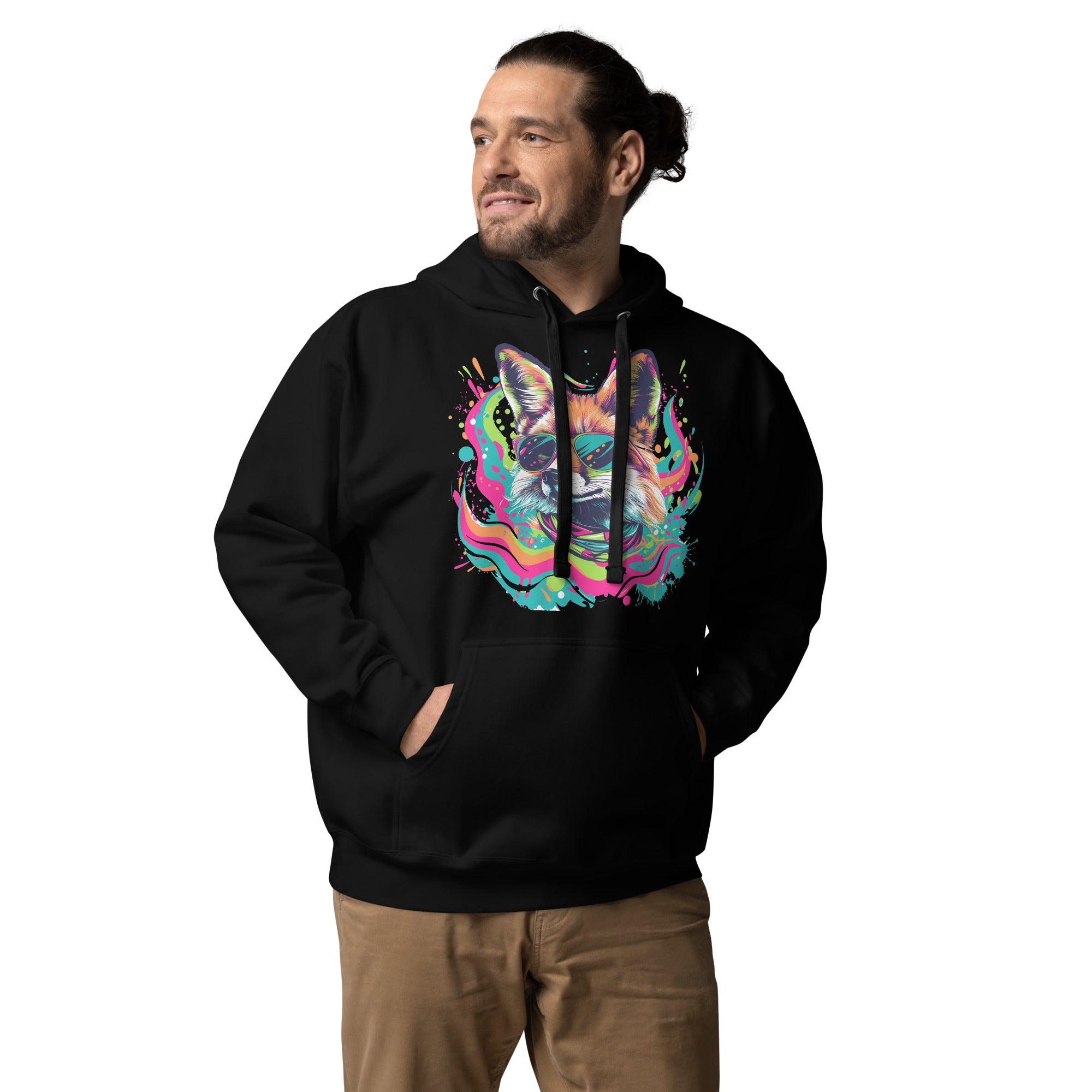 Stay We!rd, Stay W!ld: Ultra-Soft Unisex Hoodie for Cool Evenings