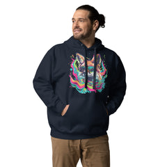 Stay We!rd, Stay W!ld: Ultra-Soft Unisex Hoodie for Cool Evenings