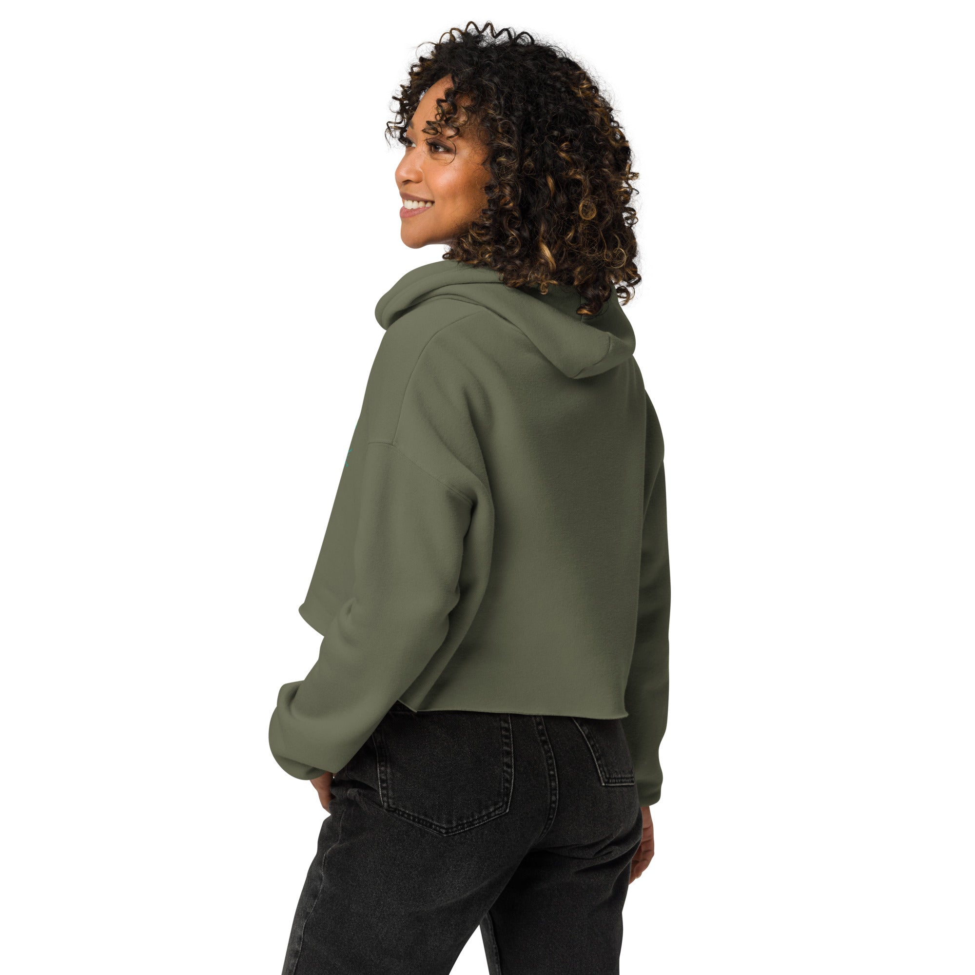 Stay We!rd, Stay W!ld: Trendsetting Crop Hoodie