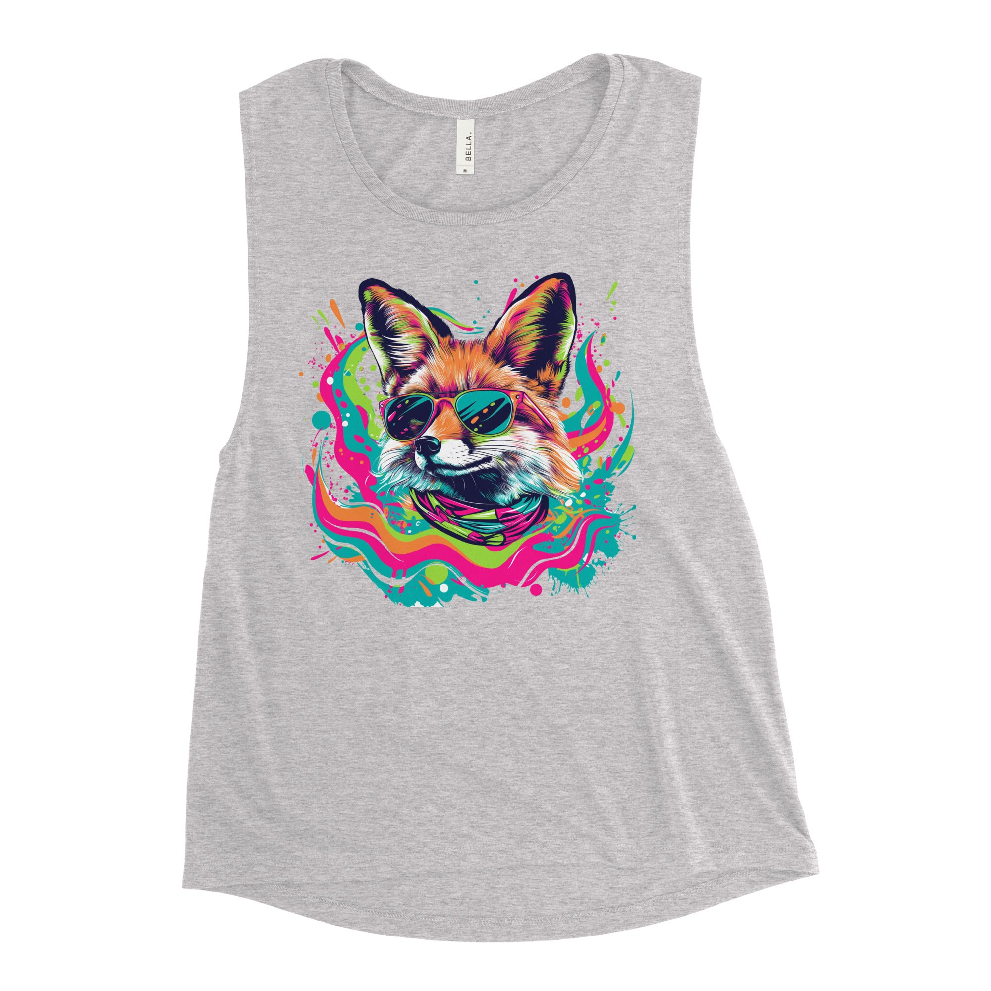 Stay We!rd, Stay W!ld: Ladies' Flowy Muscle Tank