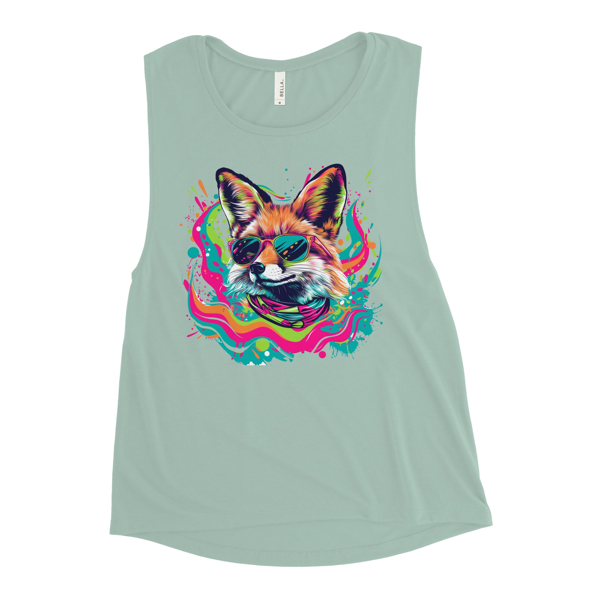 Stay We!rd, Stay W!ld: Ladies' Flowy Muscle Tank