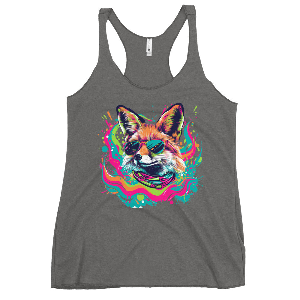 Stay We!rd, Stay W!ld: Women's Edgy Racerback Tank