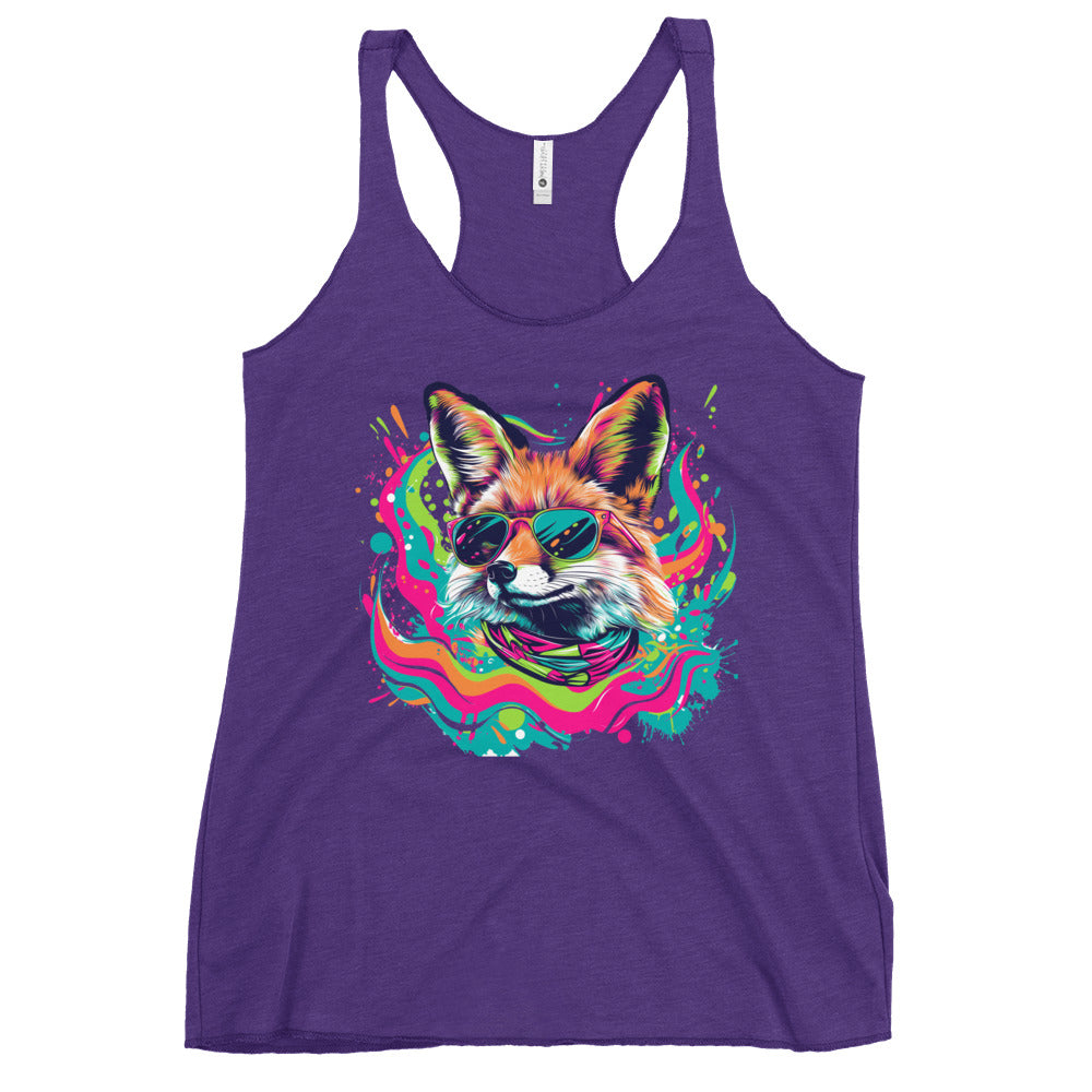 Stay We!rd, Stay W!ld: Women's Edgy Racerback Tank